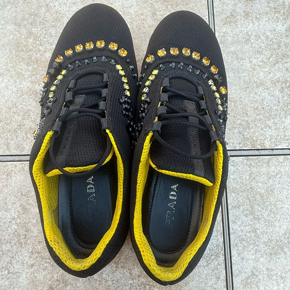 PRADA Americas Cup CRYSTAL Sneakers - Picture 8 of 16